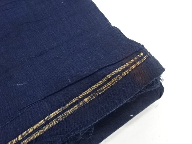  アンティーク　木綿　本藍　はぎれ反物